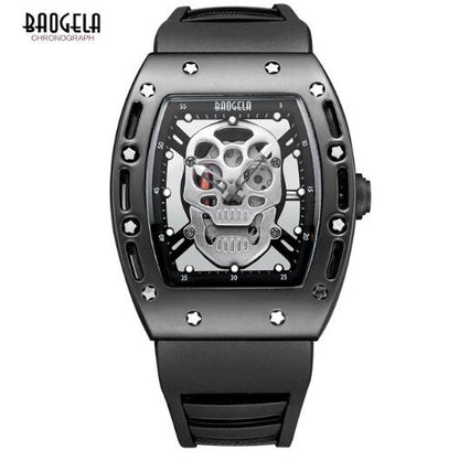 BAOGELA Men Watches Pirate Hollow Silica Wristwatch