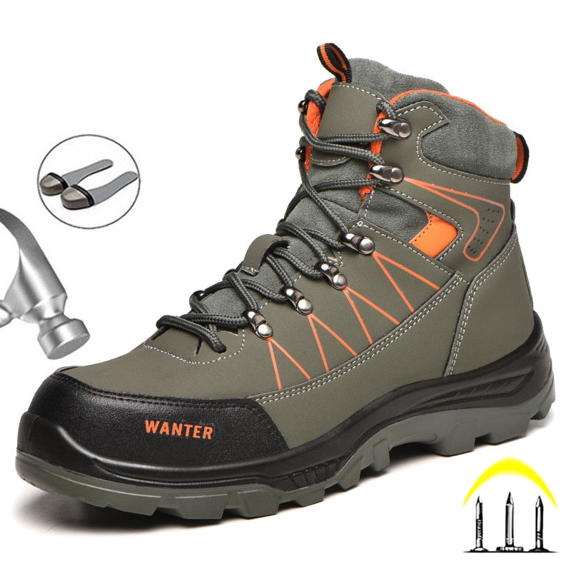 Safety Boots Men Winter Shoes Steel Toe Safety Shoes