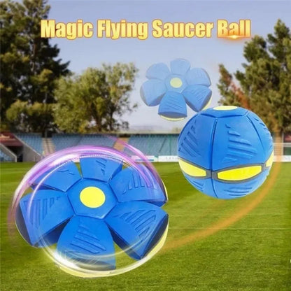 Dog Toys Ball with Lights Interactive Dog Toys Pet Toy Flying Saucer Ball UFO Magic Ball Flying Saucer Ball Dog Toy