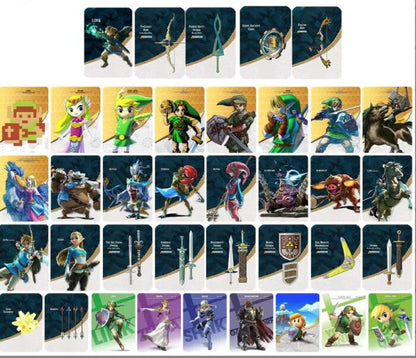 38pcs NFC introduction Zelda Legend Kingdom Tears amiibo Kingdom Tears amiibo Card