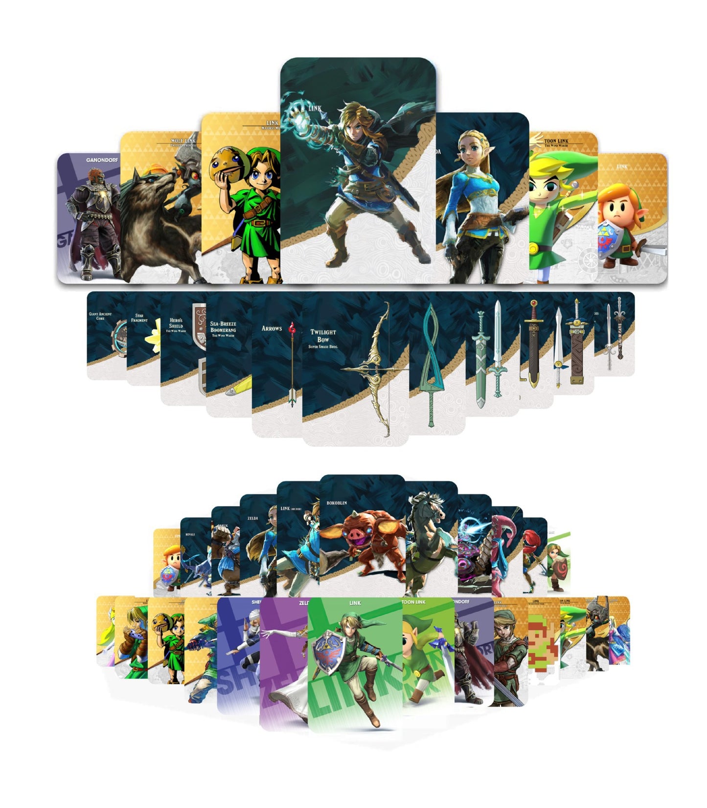 38pcs NFC introduction Zelda Legend Kingdom Tears amiibo Kingdom Tears amiibo Card