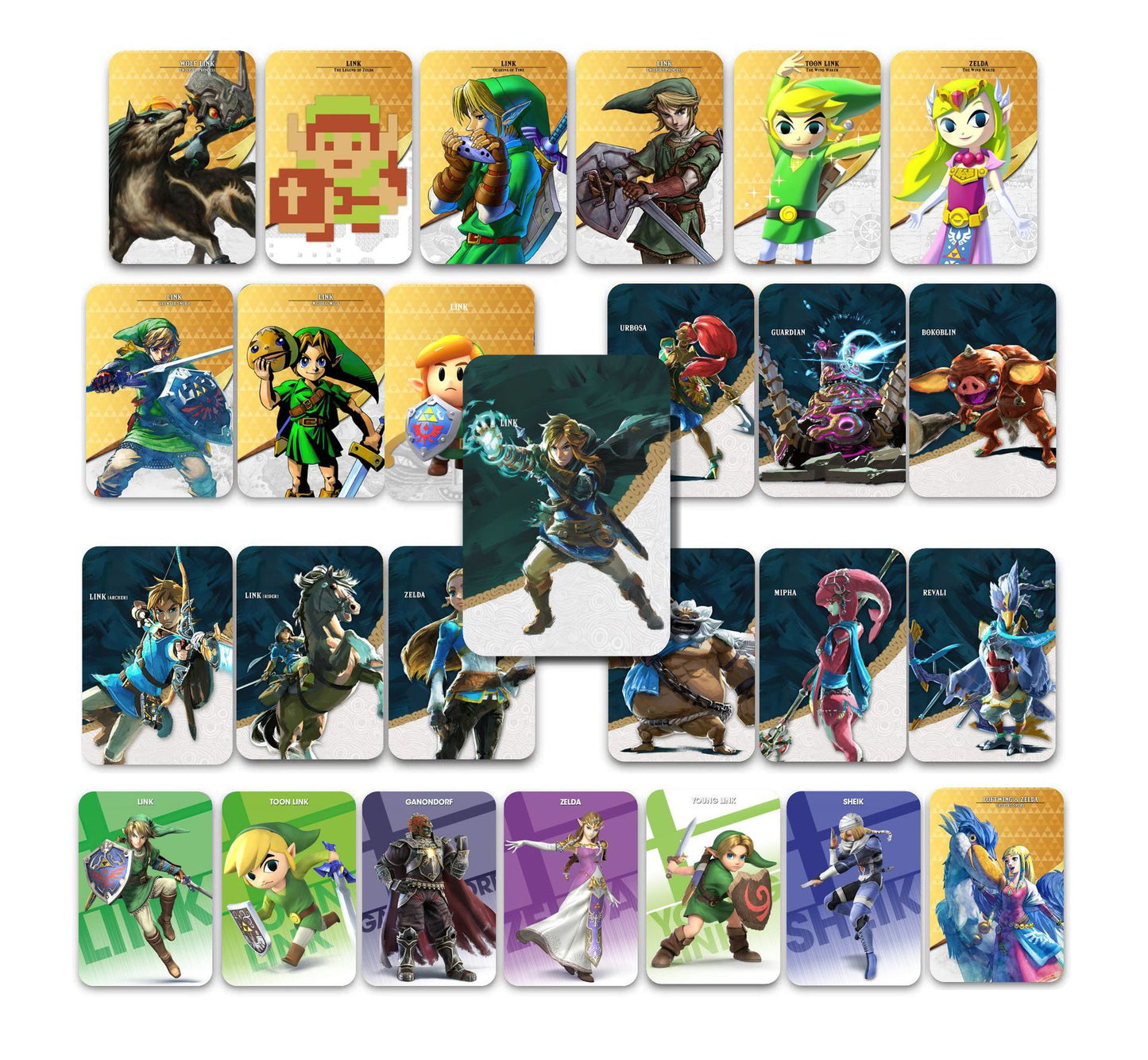 38pcs NFC introduction Zelda Legend Kingdom Tears amiibo Kingdom Tears amiibo Card