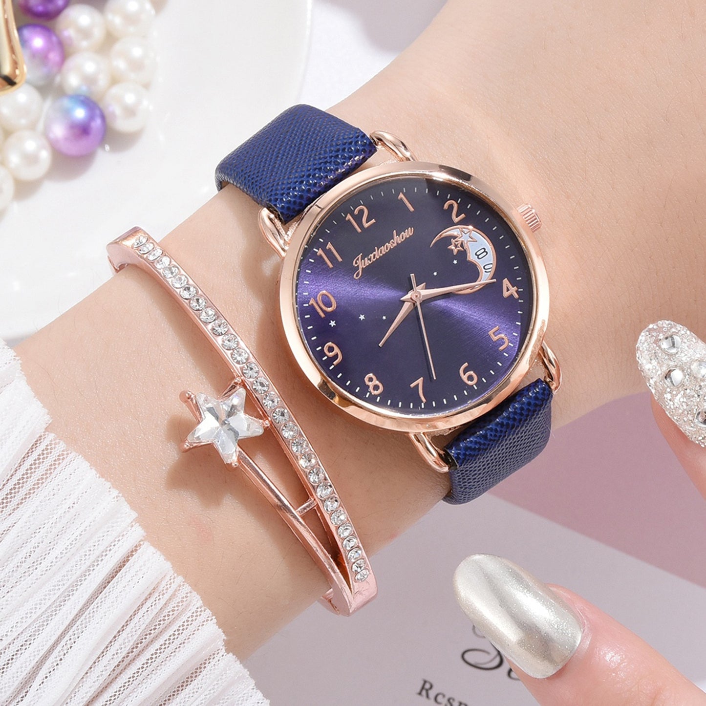 Women Watches Luxury Leather Band Watch Dress Clock Lady Wrist Watch