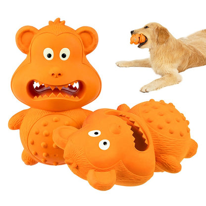 Pet toys - Dogs that are resistant to biting and leaking food - Fun toys for dogs - Stress relieving and stress relieving tools