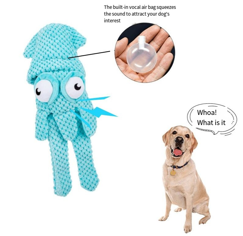 Dog toys for making sounds pet bites and relieving stuffiness plush teeth cleaning large dog toys