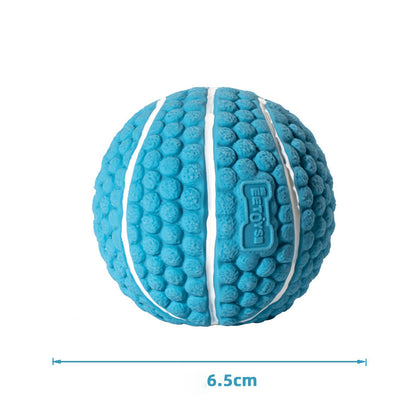 Latex brown blue basketball throw interactive grinding teeth to relieve boredom and retrieve dog toys