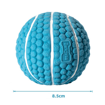 Latex brown blue basketball throw interactive grinding teeth to relieve boredom and retrieve dog toys