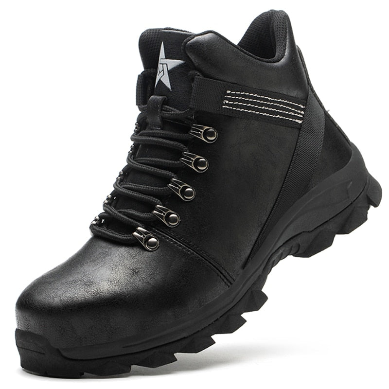 Winter Boots Men Safety Shoes Indestructible Work Shoes Puncture-Proof Work Sneakers Male Steel Toe Shoes Work Safety Boots