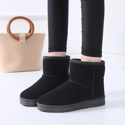 Women Snow Boots Australia Classic  Women Ankle Boots  Winter Faux Fur Women Shoes