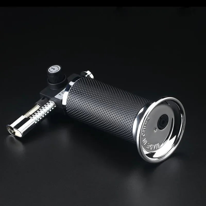 Gas Lighter Windproof BBQ Kitchen Cooking High Capacity Torch Turbine Lighter Spray Gun Jewelry Metal Welding Men's Gifts