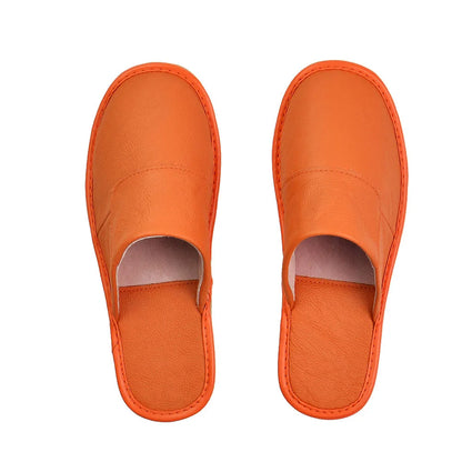 Luxury Indoor Cow Split Leather Men Slippers House Quality Bedroom Men Casual Shoes Spring Autumn Homen Men Leather Slippers