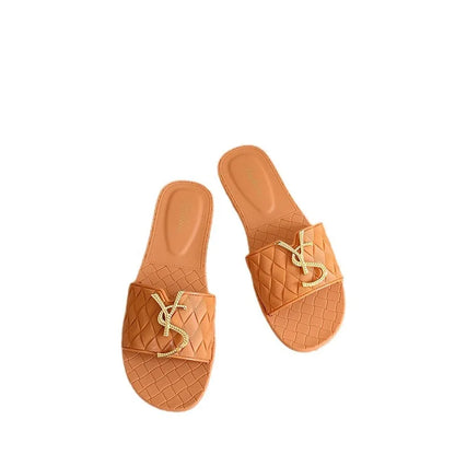 Summer New Platform Women Slippers Design Slides Fashion Letters Open Toes Ladies Shoes Casual Slipper Indoor Non-slip sandals